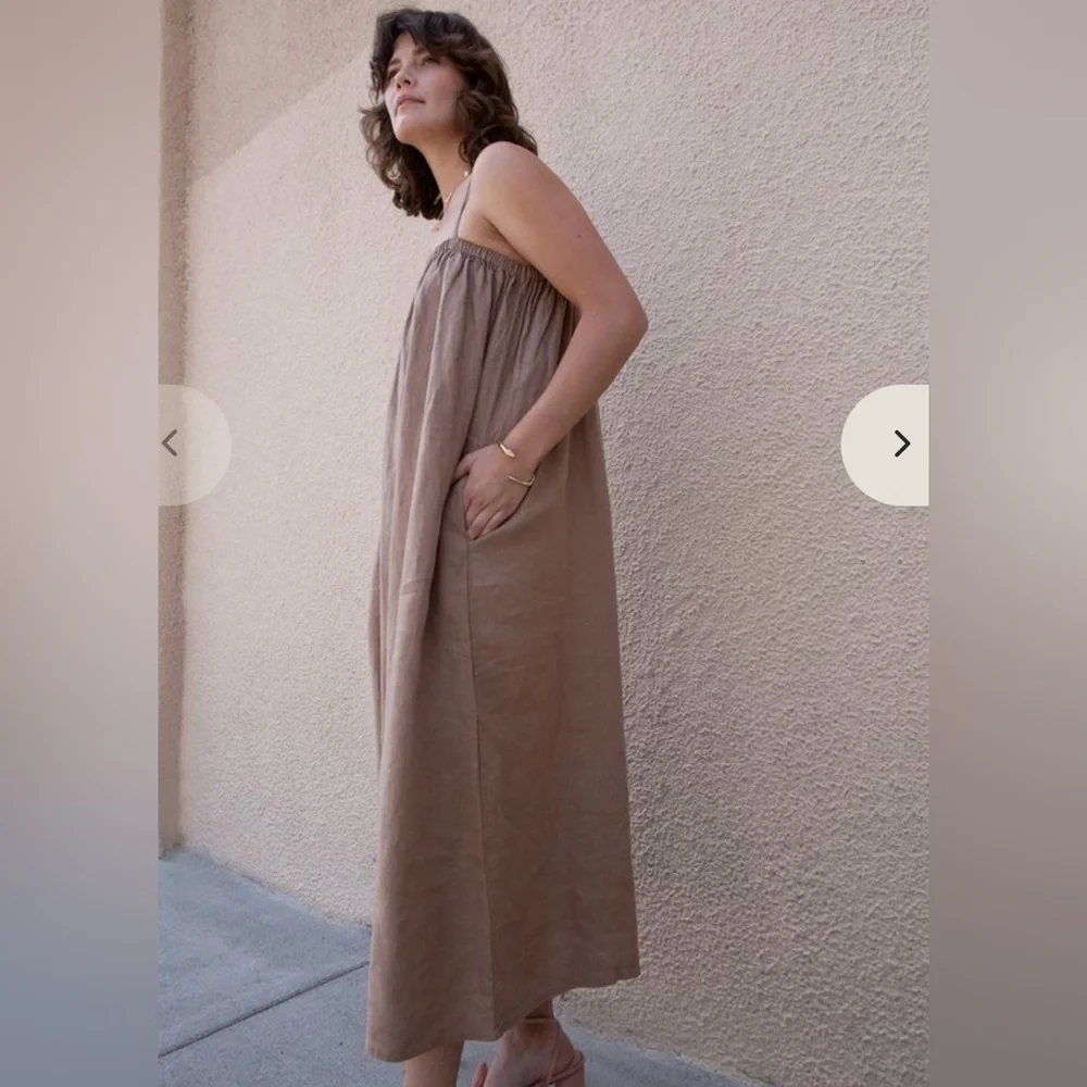 Filosofia Leah Dress in Wheat - size medium - Picture 9 of 12